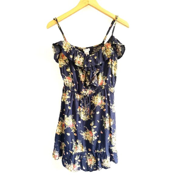 Fire Los Angeles Dresses & Skirts - Made in India 90s Floral Summer Jumper One Piece Summer Mini Dress Romper - Fire